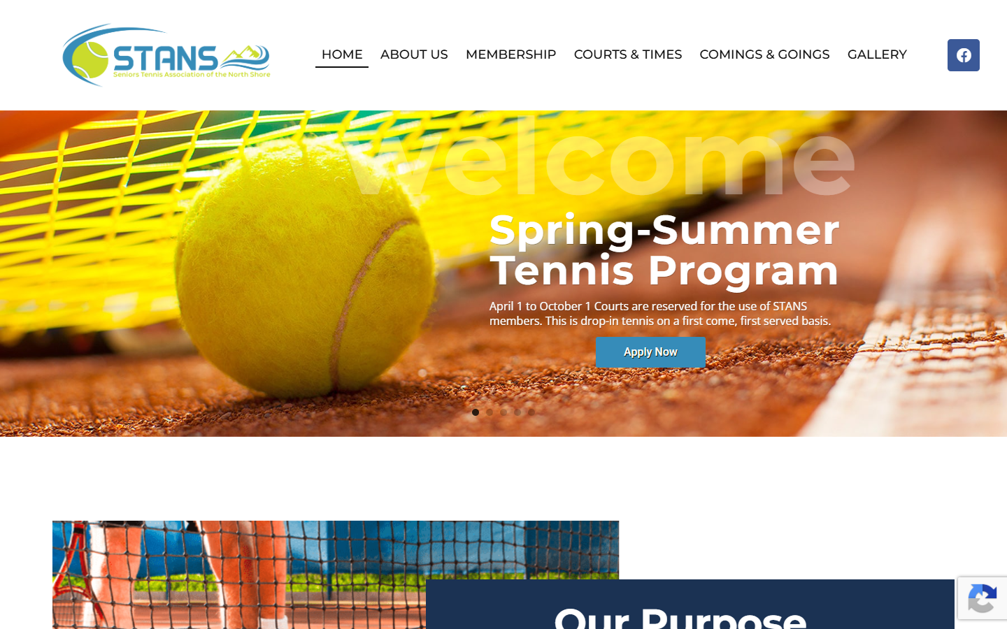Seniors Tennis Association website